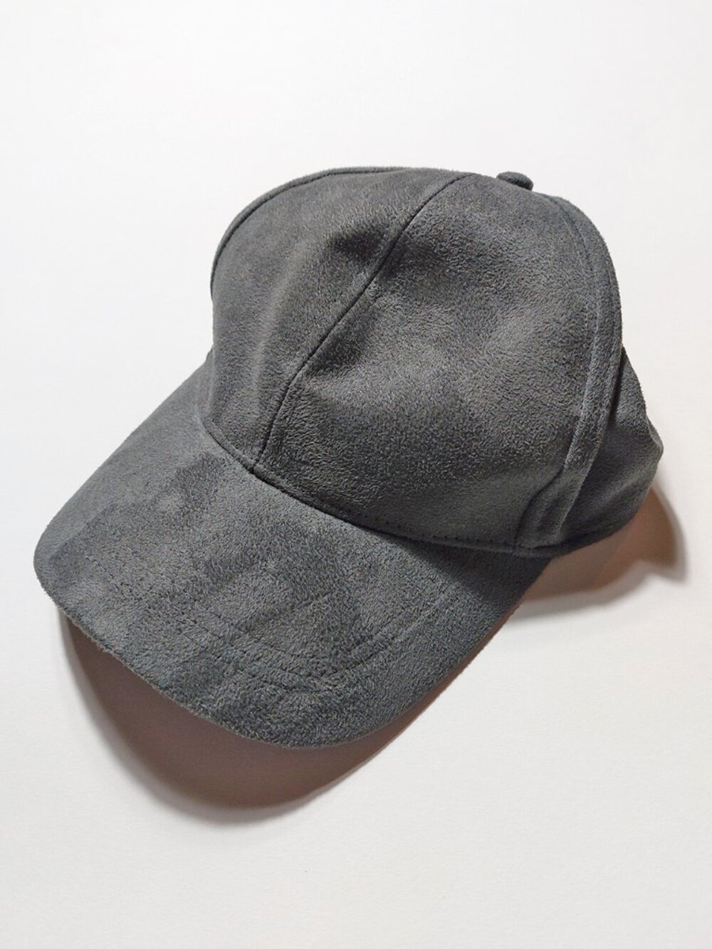 Faux Suede Baseball Hat